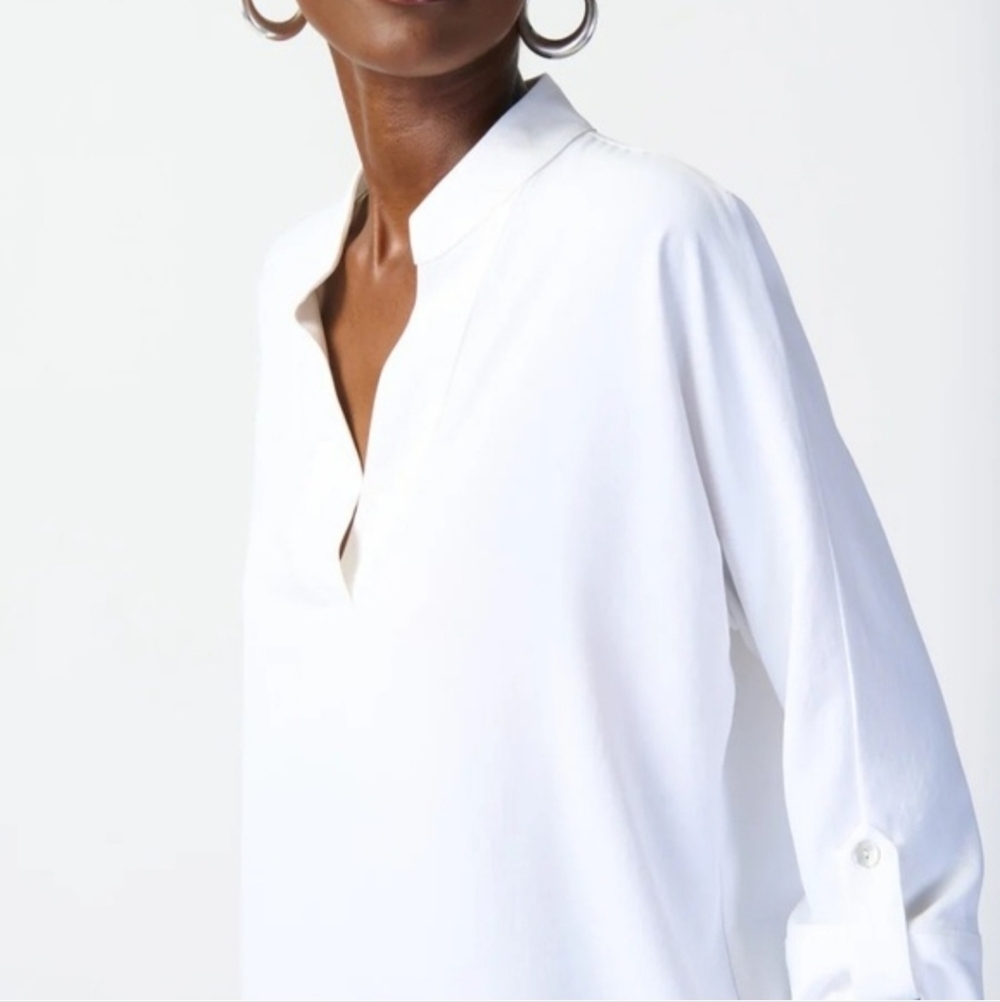 Joseph Ribkoff Vanilla Boxy Top Dolman Sleeves Size 14 NEW - Picture 3 of 13